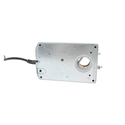 Rock Solid SM24AX Damper Actuator With Knockout 20Nm Torque And Snappy Ac Dc 24V Motor rear view with wiring connection.