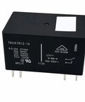 Rugged 12V Dc Power Relay Compatible With T92S7D And 1393212-8 Specs, an 8-pin relay with black casing showing specifications.