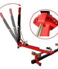 Beefy Pro Grade Auto Body Frame Puller Straightener With 4409 Lbs Loading Capacity, red chassis repair tool, pulling tower details