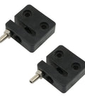 Anti Backlash Nut Block For T8 Lead Screw 8mm Diameter Two Pack 3D Printer Accessories, black plastic with metal insert