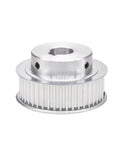 Rock Solid 5M Bf Timing Belt Drive Pulley With Keyway features hard anodized aluminum housing, 44t keyway, 11/16 inch size.