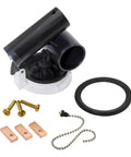 Selectronic One Piece Toilet Flush Valve Assembly Kit With Sturdy Plastic Body Counterbalance Design No Fuss Install Reliable Flushing Durable Replacement Valve For Most Toilets components