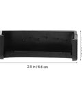12-Pack Non-Slip Mini Bench Vise Pads Anti-Pinch Gaskets For Workbench, showing dimensions of 2.5x0.9 inches, black color