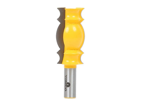 Pro Grade Crown Molding Router Bits 2-1/4 Inch 1/2 Inch Shank For Table Mount Router with yellow carbide blades
