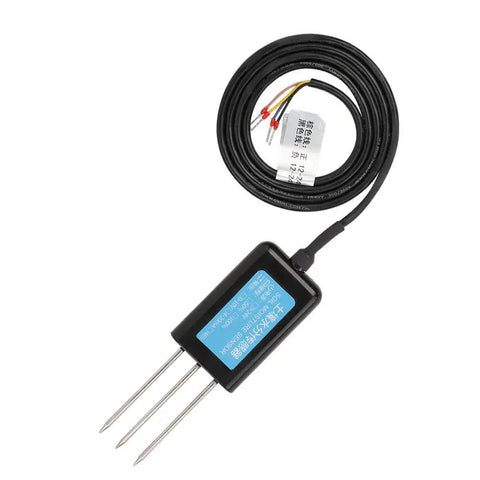 Capacitive Soil Moisture Sensor With 0-10V Output Waterproof Probe For Greenhouse And Indoor Plant Nerds, shown with three-wire system