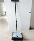 Under Vehicle Inspection Mirror With Wheels And LED Light, Extendable Acrylic Security Mirror Kit For Car Shops, Black