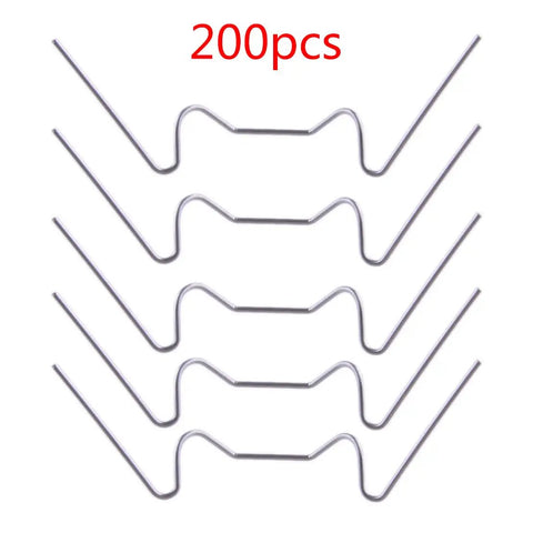 Stainless Steel Greenhouse Glazing Clips Wire Type Spring Mounting Brackets Kit 200 Pack For Aluminum Greenhouses No Fuss Fixing And Strong Windproof Support For Glass Panels And Garden Projects