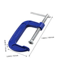 Heavy Duty 4 Inch G Clamp And C Clamp For Woodworking With Quick Release Desk Mount, Steel Metal Clamp For Woodworking Benches And Tables