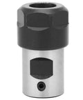 Collet Chuck Holder Kit For CNC Milling Lathe Set With 40L Collet Block And ER16A Straight Shank Adapter, 12mm Spindle Clamp Bar