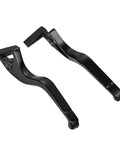 Brake Levers For Electric Dirt Bike Yozma IN10 And IN10 Pro Direct Replacement Durable Aluminum Alloy Levers For Smooth Braking No Fuss Install Off Road Ready Fits Factory Specs, black aluminum pair