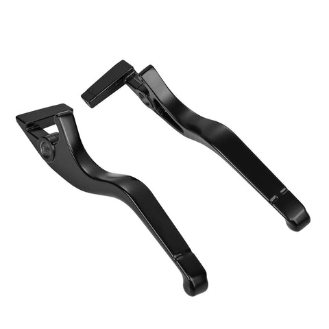 Brake Levers For Electric Dirt Bike Yozma IN10 And IN10 Pro Direct Replacement Durable Aluminum Alloy Levers For Smooth Braking No Fuss Install Off Road Ready Fits Factory Specs, black aluminum pair