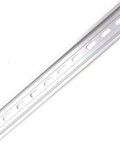 Ten Pcs DIN Rail Slotted Aluminum RoHS Terminal Block Rails, 1 Meter Each, 35mm Wide By 7.5mm Thick, Total 10 Meters, Heavy Duty Industrial Grade Kit
