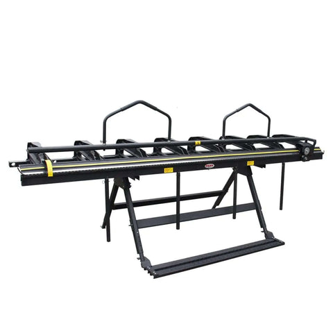 Siding Brake 10.5ft 24 Gauge Sheet Metal Bender with Roller Knife for Mild Steel and Aluminum Roof Repairs