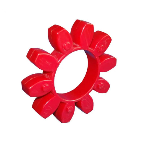 Flexible Coupling Element Kit For Gr24 Systems, Damper Buffer Jaw Coupling, Elastomer Urethane Elements in red color