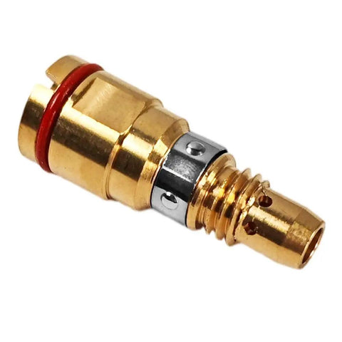 Snazzy 5-Pack Gas Diffuser Fit For Miller MDX Mig Welding Guns, brass flow nozzle for consistent gas control in welding.