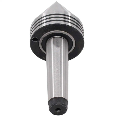 60 Degree Point MT2 Taper Heavy Duty Live Tailstock Center For Wood And Metal Turning, High Precision 0.001mm Accuracy, Suitable For CNC Machining, Lathes, And Manual Engines, Durable Silver Finish