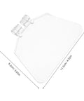 Dustproof 6-Inch Bench Grinder Eye Shield Guard Kit dimensions, clear shield, easy install, protective safety shield
