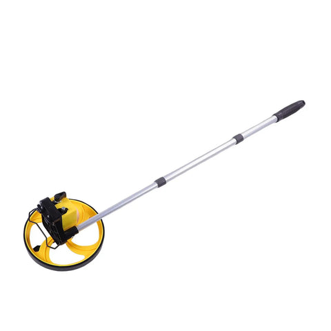 WALFRONT 8 Inch Measuring Wheel with Telescopic Pole for Construction, adjustable aluminum alloy measuring tool