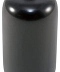 Round Black Vinyl End Caps Pack Of 10 For 3/8 To 7/16 Inch Tubing And Rod OD Flexible Rubber Thread Protector Safety Covers 1 Inch Inside Height Keeps Threads Clean And Edges Safe On Pipes Posts And Tubes. Black vinyl end cap for 3/8-7/16 inch tubing, 1 inch tall.