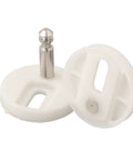 Two Pack Top Fix Toilet Seat Hinges Heavy Duty Stainless Steel For Standard Wall Hung Toilets Quick Fit 8mm Pin Soft Close Replacement
