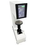 Pro Grade Digital Rockwell Hardness Tester With Smooth Touchscreen And Dead On Measurement Precision For Tough Metal Work with LCD display.