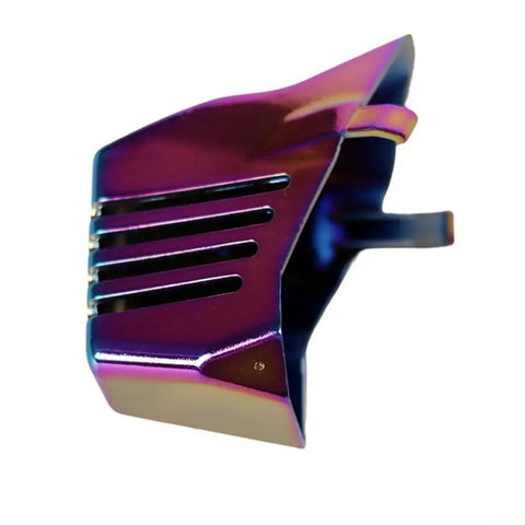 Rear Derailleur Battery Guard With Heat Dissipation Holes For SRAM RED AXS Electronic Shifting 33T Bikes in Rainbow Finish