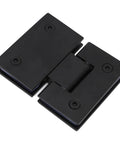 Frameless Stainless Steel Glass Shower Door Hinges Heavy Duty 180 Degree Hinge For Five Sixteenths To One Half Inch Thick Doors Easy Installation