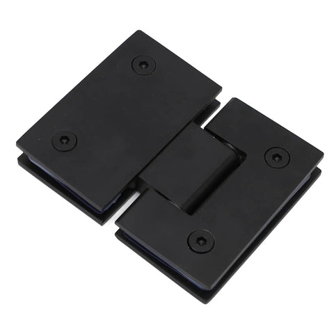 Frameless Stainless Steel Glass Shower Door Hinges Heavy Duty 180 Degree Hinge For Five Sixteenths To One Half Inch Thick Doors Easy Installation