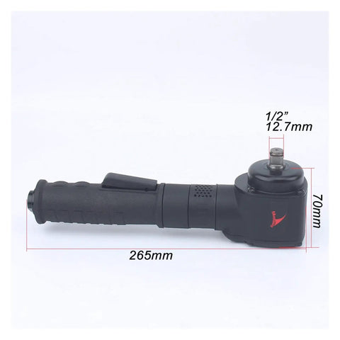 Compact 1/2 Inch Drive Pneumatic Impact Wrench Sporting An Extended Reach Handle And Lightning Fast Eight Thousand Five Hundred RPM Motor For Quick Auto Repair Tasks That Keep Your Shop Running Smoothly Without The Sweat