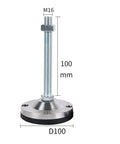 Heavy Duty Adjustable Furniture Leveling Feet 6 Pack Rotating Table Legs Wobble Knocker for secure table support
