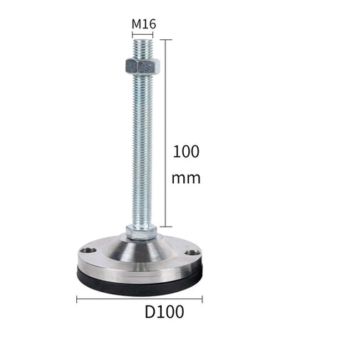 Heavy Duty Adjustable Furniture Leveling Feet 6 Pack Rotating Table Legs Wobble Knocker for secure table support