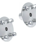 Pair Of 4x4 Heavy Duty Live Axle Hubs With One To Three Quarters Inch Step Down For Go Karts ATVs And Trailers, Five Inch Diameter By Two And Three Quarter Inch Length, One Quarter Inch Keyway, Four Lug Pattern, Half Inch By Twenty Threads shown in side view
