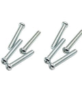 Mounting screws included in 4 Pack Lion Head Cabinet Knobs Pulls Handles With Mounting Screws For Drawers Dressers Wardrobes And Kitchen Cupboards.
