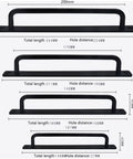 Gold Aluminum Alloy Cabinet Handles And Knob Set 2 Pack Sliding Barn Door Pulls For Cabinets Drawers Kitchen And Dresser 224mm Hole Distance Iron Style Durable Smooth Finish