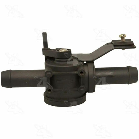 Premium Vehicle Specific Heater Valve For Snappy Cabin Heat And Reliable Coolant Flow Control Direct Bolt On Replacement Fitment, shown side view.