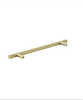 7 Inch Center To Center Golden Champagne Cabinet Pulls Set Of 10, Nine And Three Eighths Inch Overall Length, Modern Bar Style