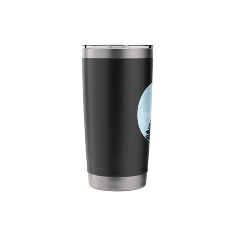 Powered Paragliding Inspired Stainless Steel Insulated Tumbler With Dual Wall Construction BPA Free Leak Proof Lid Black Finish