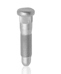 12 Pack M14x1.5 Wheel Lug Stud Replacement For GM Trucks And SUVs Front Or Rear Chrome Steel, stud close-up