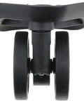 LKTCDGU Suitcase casters, black dual-wheel caster, swivel design for luggage or furniture, A58# replacement part.