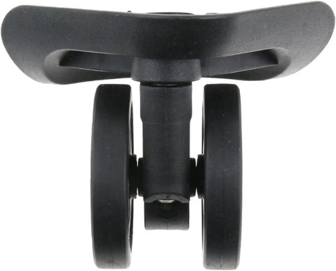 LKTCDGU Suitcase casters, black dual-wheel caster, swivel design for luggage or furniture, A58# replacement part.
