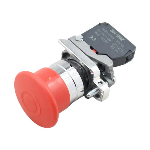 Emergency Stop Switch Beefed Up E Stop 4360475 2910290 For JLG Scissor Lift And Boom Lift, red button, side view
