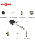WINWIN 7pc water jet spare parts kit: actuator, water seal, valve, nozzle body, orifice, mixing chamber, collar