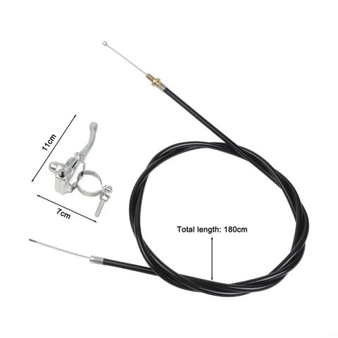Throttle Cable Kit 21243 For J36 JS36 B46 BS46 Power Trowel Replacement Parts; 180cm cable with 11cm lever