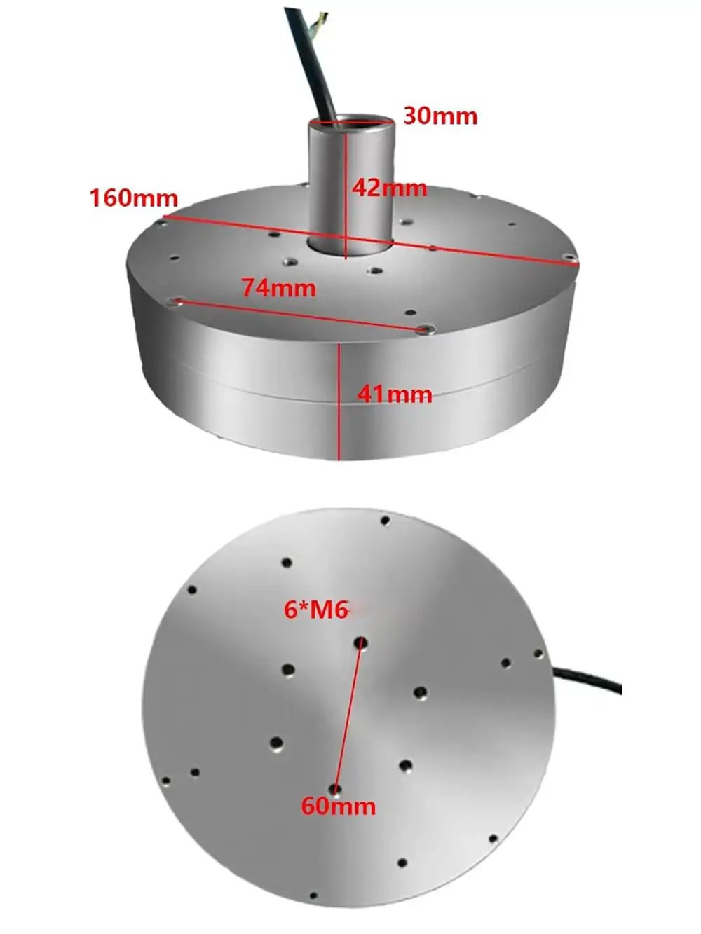 300W Coreless Axial Flux Permanent Wind Turbine ✓