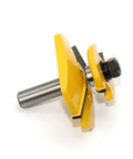 Heavy Duty 12mm Shank Raised Panel Router Bit With Sweet Ogee Cutter For Gorgeous Woodworking Doors And Beautiful Decorative Profiles Youll Love, close-up view.