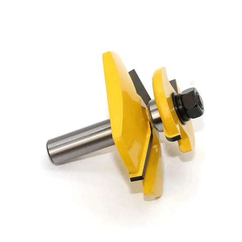 Heavy Duty 12mm Shank Raised Panel Router Bit With Sweet Ogee Cutter For Gorgeous Woodworking Doors And Beautiful Decorative Profiles Youll Love, close-up view.