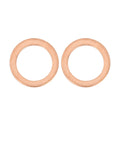 Copper spacers from Two Sets 16mm Banjo Hose Barb Bolt Fitting With Bronze Tone Washers And Copper Spacers For Motorcycle And Car