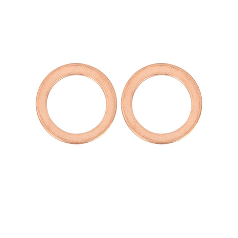 Copper spacers from Two Sets 16mm Banjo Hose Barb Bolt Fitting With Bronze Tone Washers And Copper Spacers For Motorcycle And Car