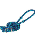 Braided Nylon Barrel Reins For Equestrian Riding, Durable Lightweight Horse Tack With 1/2 Inch Width And 8 Foot Length, Nickel Plated Conway Buckle