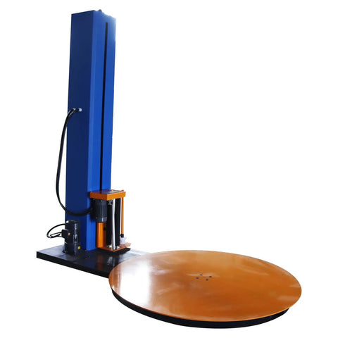 Kickass Heavy Duty Automatic Pallet Stretch Wrap Machine Slick 165Cm Turntable with 1650 mm diameter for warehouse logistics.